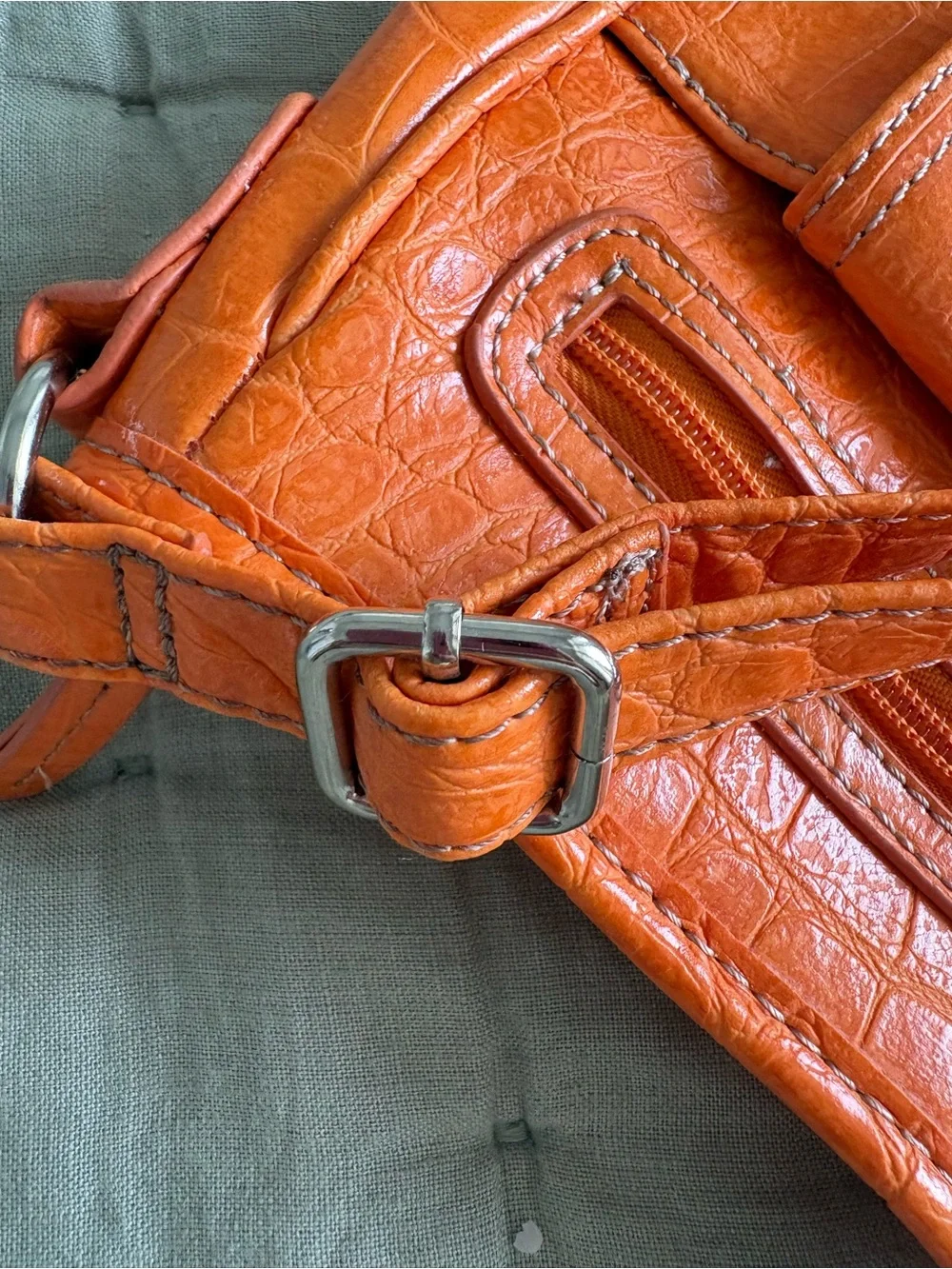 Nine & Co. croc embossed